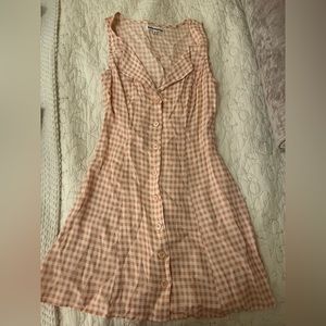 Reformation gingham dress